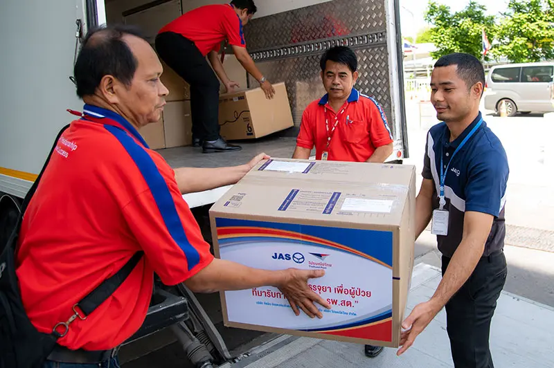 JAS and Thailand Post share together