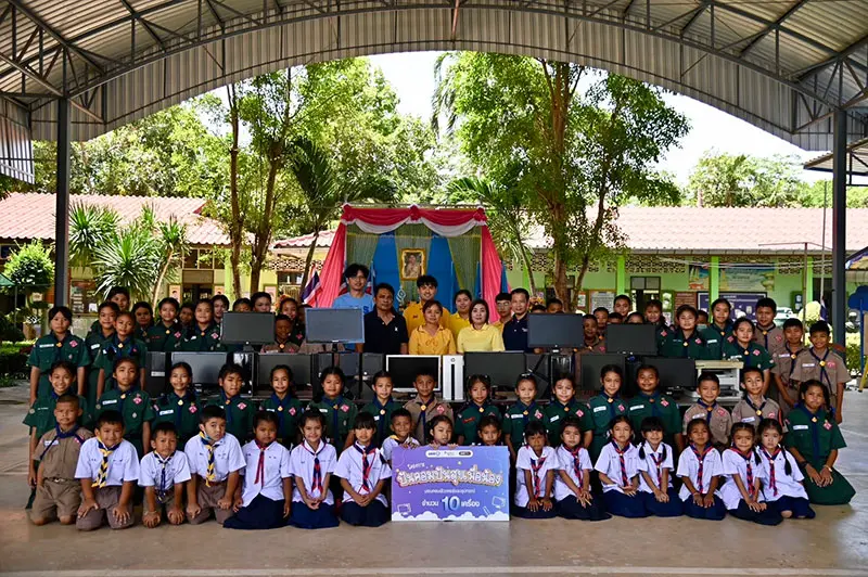  'JAS-PA-JAS TV' bring IT opportunities to Wat Charoen Tham School
