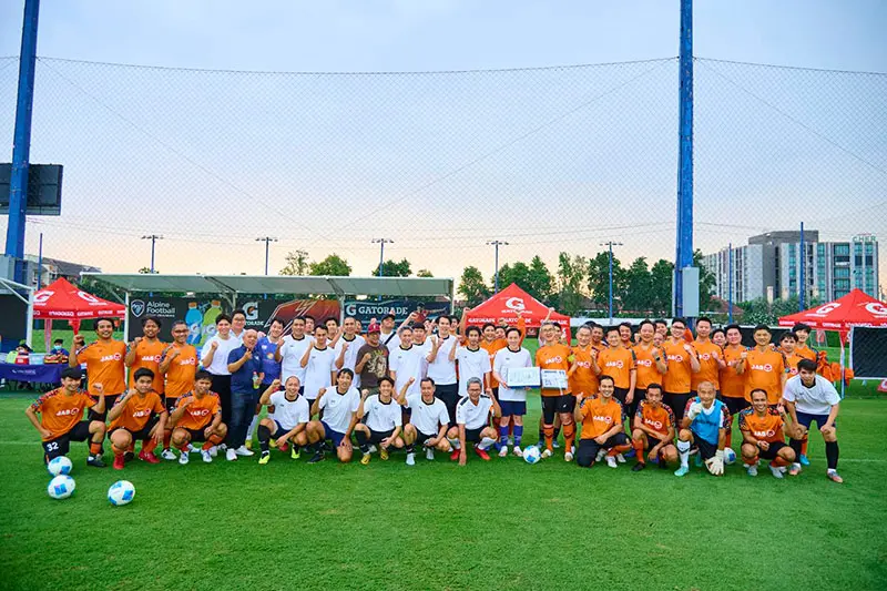 NATION GROUP and JAS-MONO arrange a friendly football match