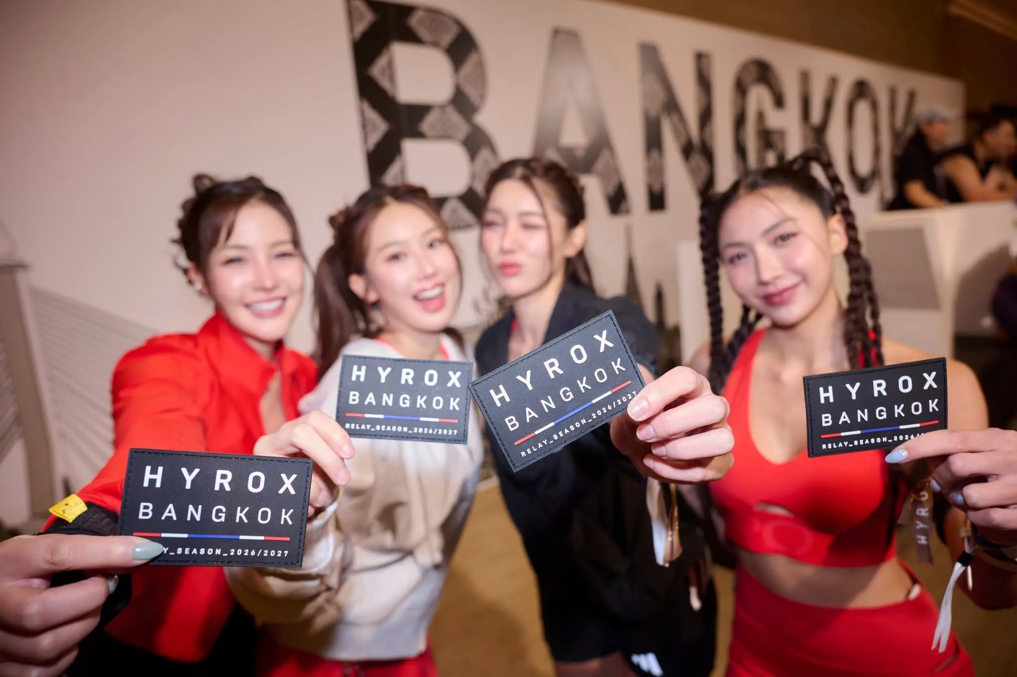"Jessie, Preem, Pang, Chompoo": Golden Girls Team Up to Take On the HYROX Women's Relay Challenge