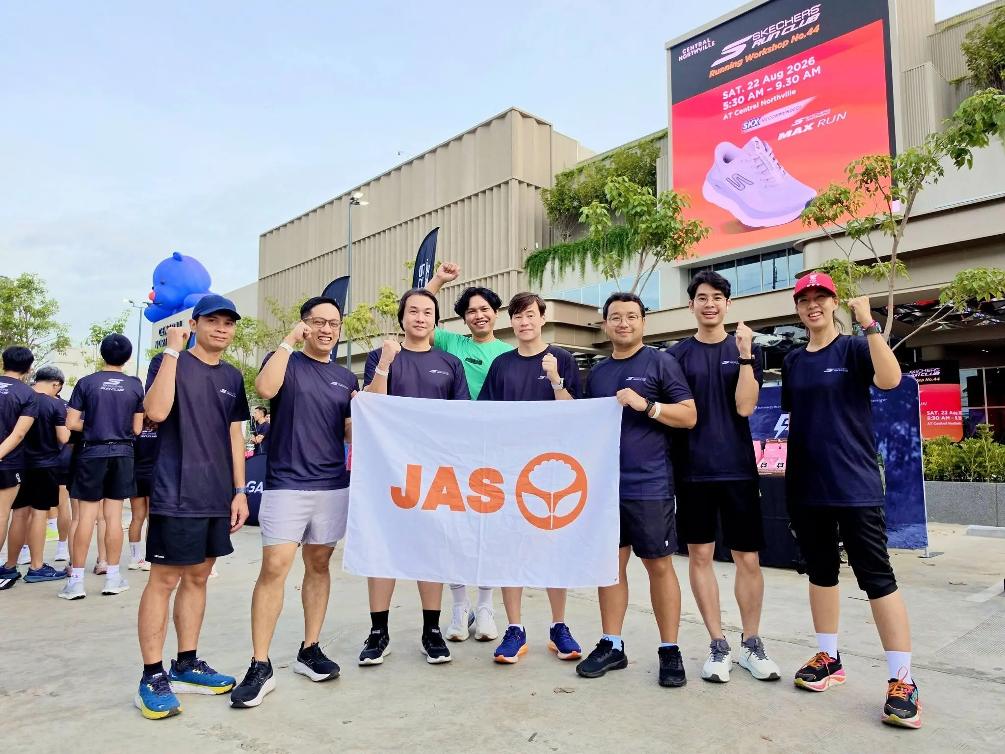 JAS Energizes the Running Community: Supporting Skechers Run Club Thailand – City Run No. 44