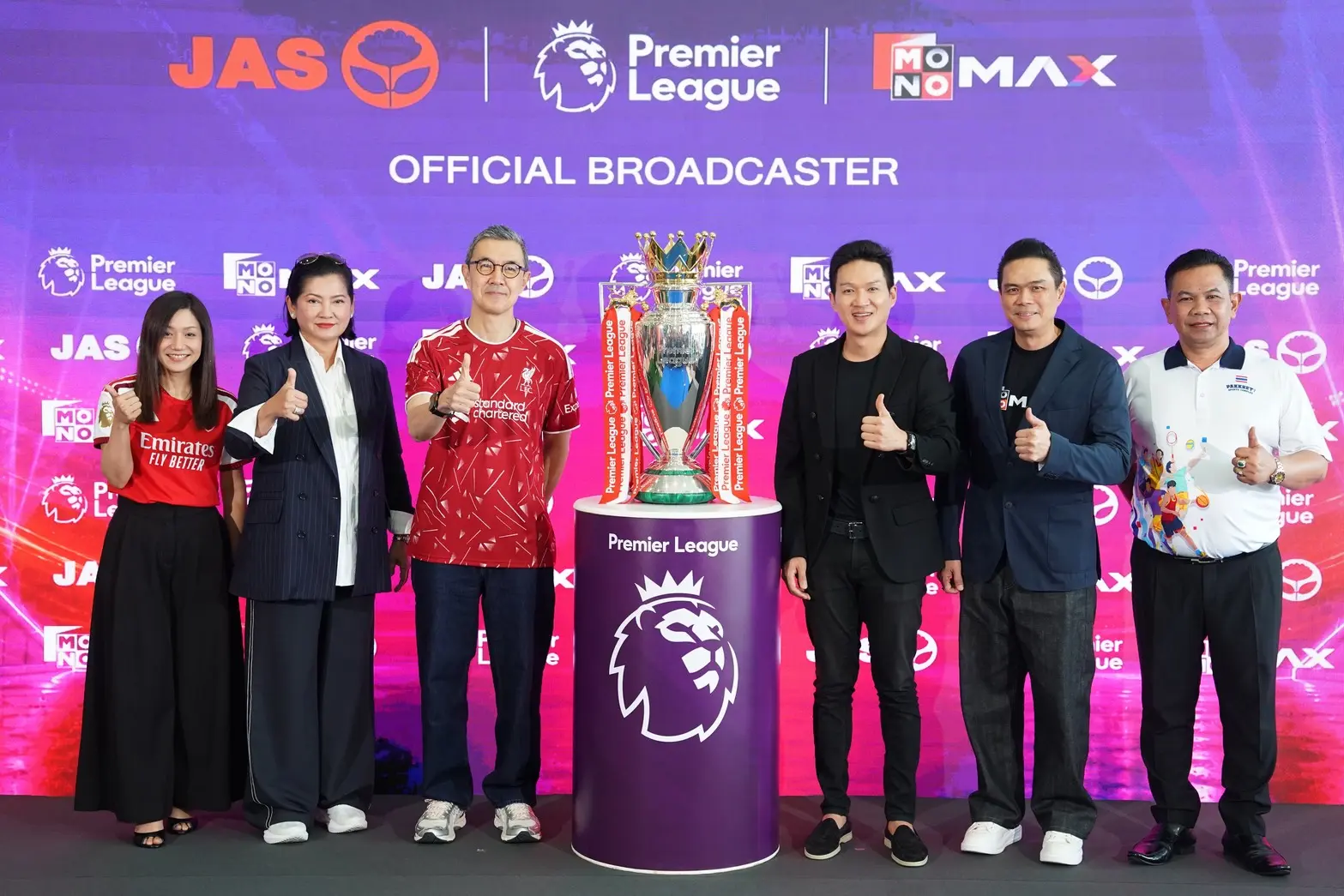 JAS Welcomes Real Premier League Trophy to Thailand as Fans Flock for First Close-Up