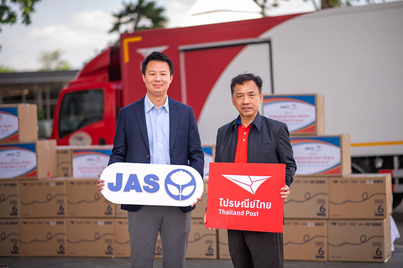 JAS and Thailand Post share together