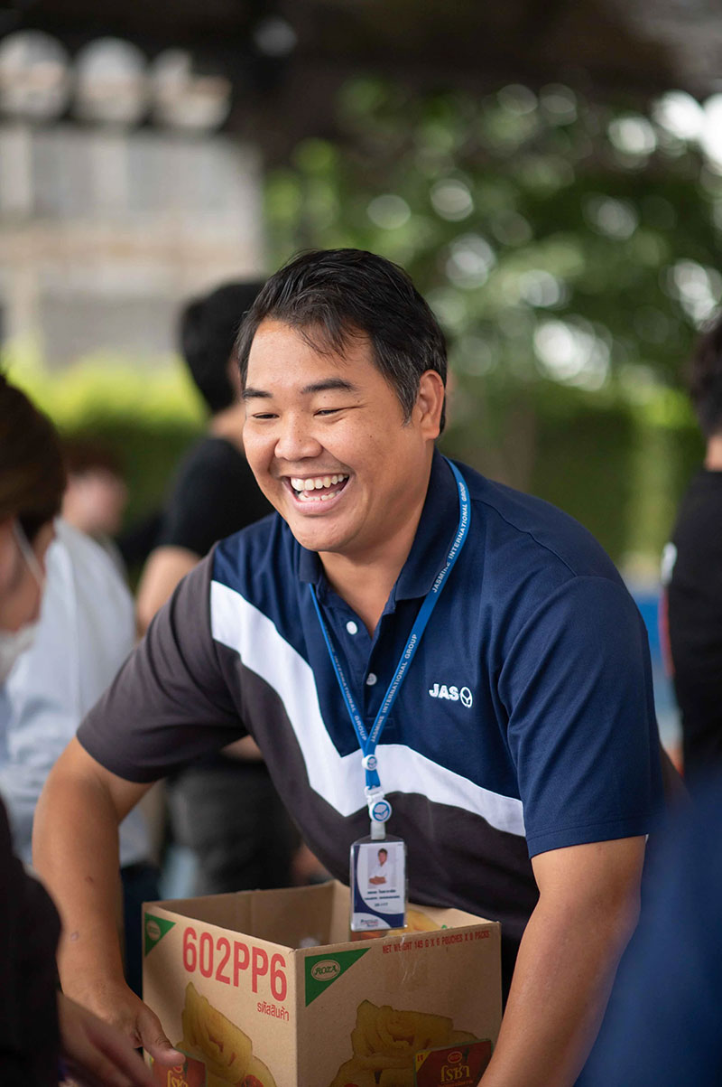  'JAS GROUP' donates 1 million baht to help flood victims