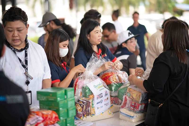  'JAS GROUP' donates 1 million baht to help flood victims