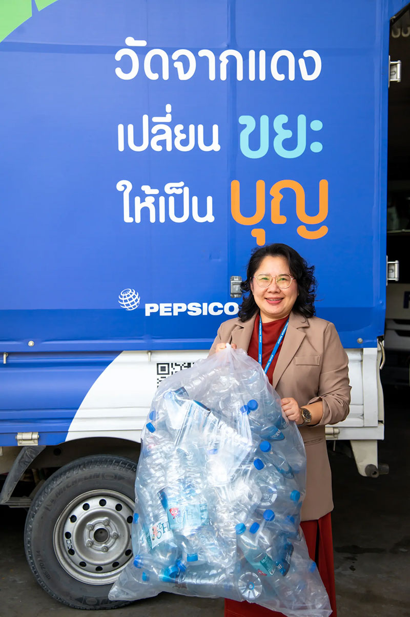  'JAS GROUP' donates plastic bottles to recycle into monk robes