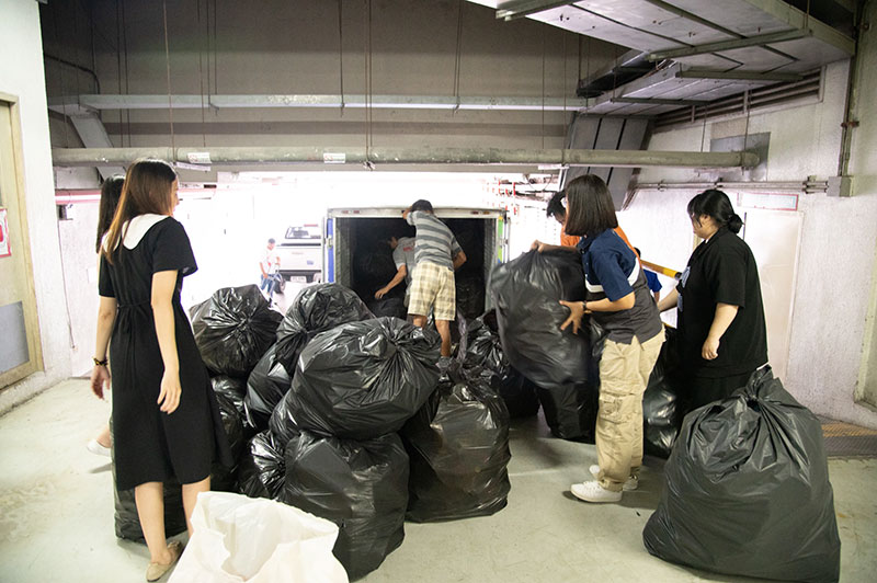  'JAS GROUP' donates plastic bottles to recycle into monk robes