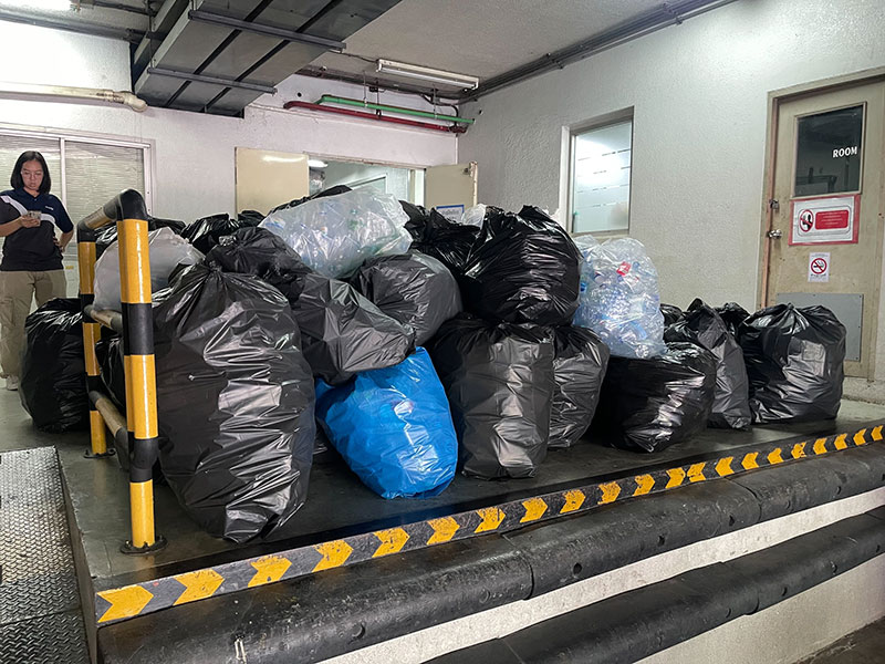  'JAS GROUP' donates plastic bottles to recycle into monk robes
