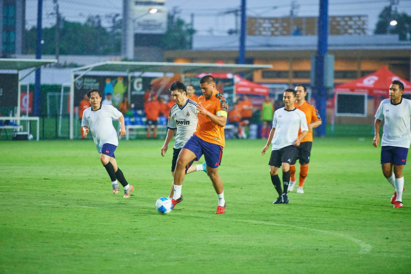 การแข่งขันฟุตบอลนัดกระชับมิตร ระหว่าง NATION GROUP พบกับ JAS และ MONO