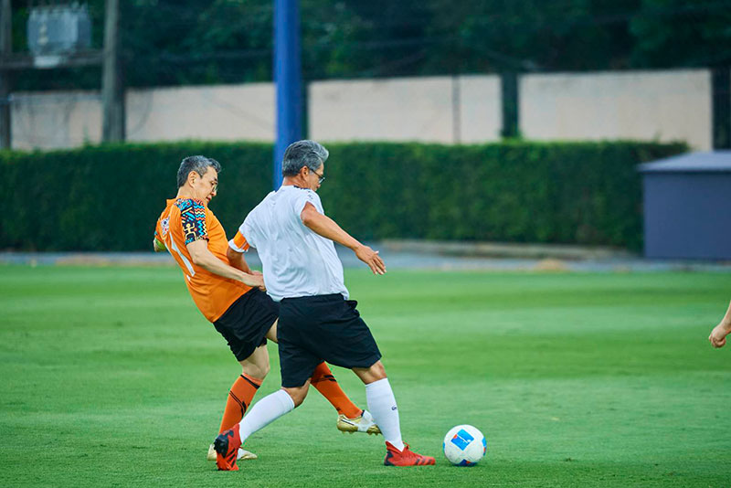 การแข่งขันฟุตบอลนัดกระชับมิตร ระหว่าง NATION GROUP พบกับ JAS และ MONO