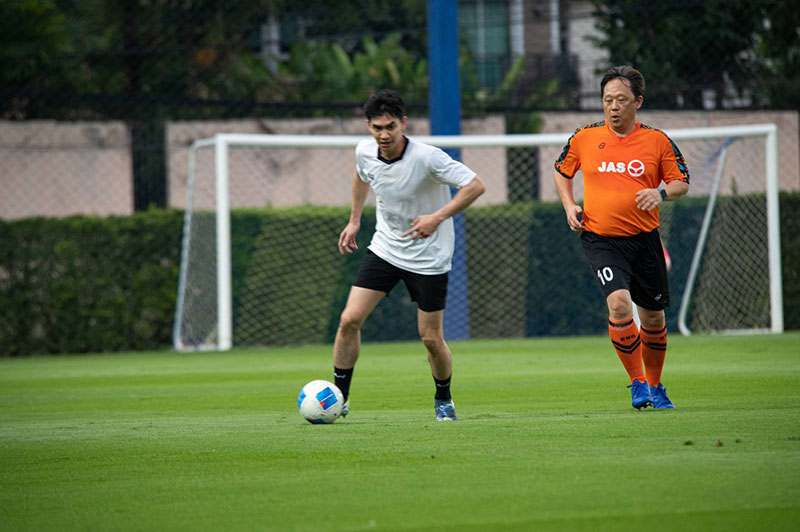 การแข่งขันฟุตบอลนัดกระชับมิตร ระหว่าง NATION GROUP พบกับ JAS และ MONO