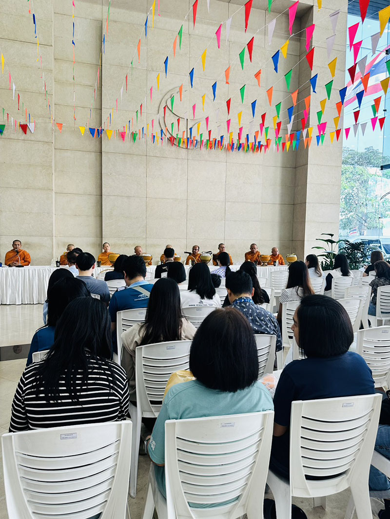 Pictures from the merit-making ceremony for April 2025