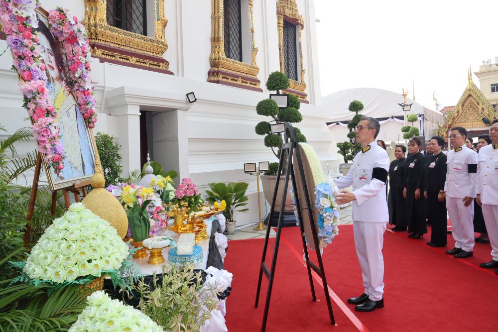JAS  ร่วมเป็นเจ้าภาพพระพิธีธรรมสวดพระอภิธรรม พระบรมศพ  สมเด็จพระนางเจ้าสิริกิติ์ พระบรมราชินีนาถ พระบรมราชชนนีพันปีหลวง 