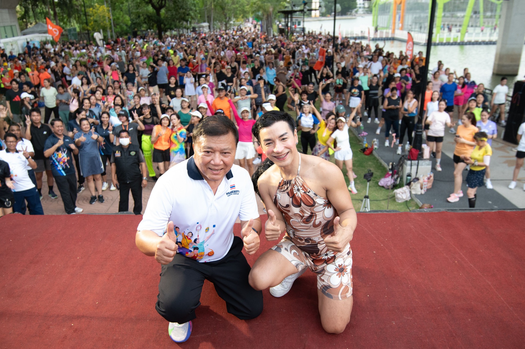 “JAS" ชวนคนรักสุขภาพเต้น ZUMBA เนรมิตรสวนสมเด็จฯ เป็นพื้นที่รวมพลังสายเต้นออกกำลังกาย