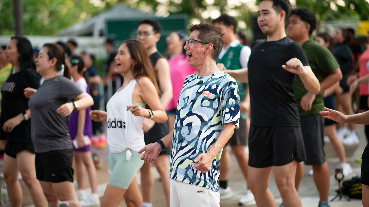 “JAS” เดินหน้าเติมสีสันสายสุขภาพ   ชวนเต้น ZUMBA สุดคึกคักกลางสวนสมเด็จฯ