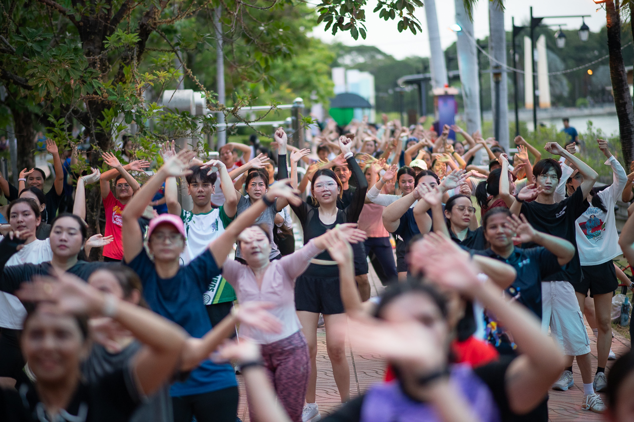 เต้น Zumba สวนสมเด็จ ครั้งที่ 4