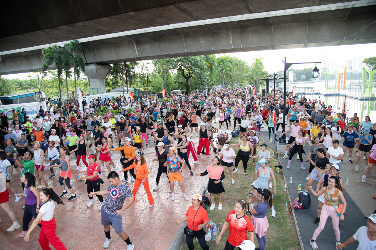 เต้น Zumba สวนสมเด็จ ครั้งที่ 4