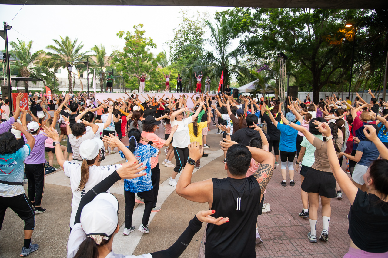 เต้น Zumba สวนสมเด็จ ครั้งที่ 4