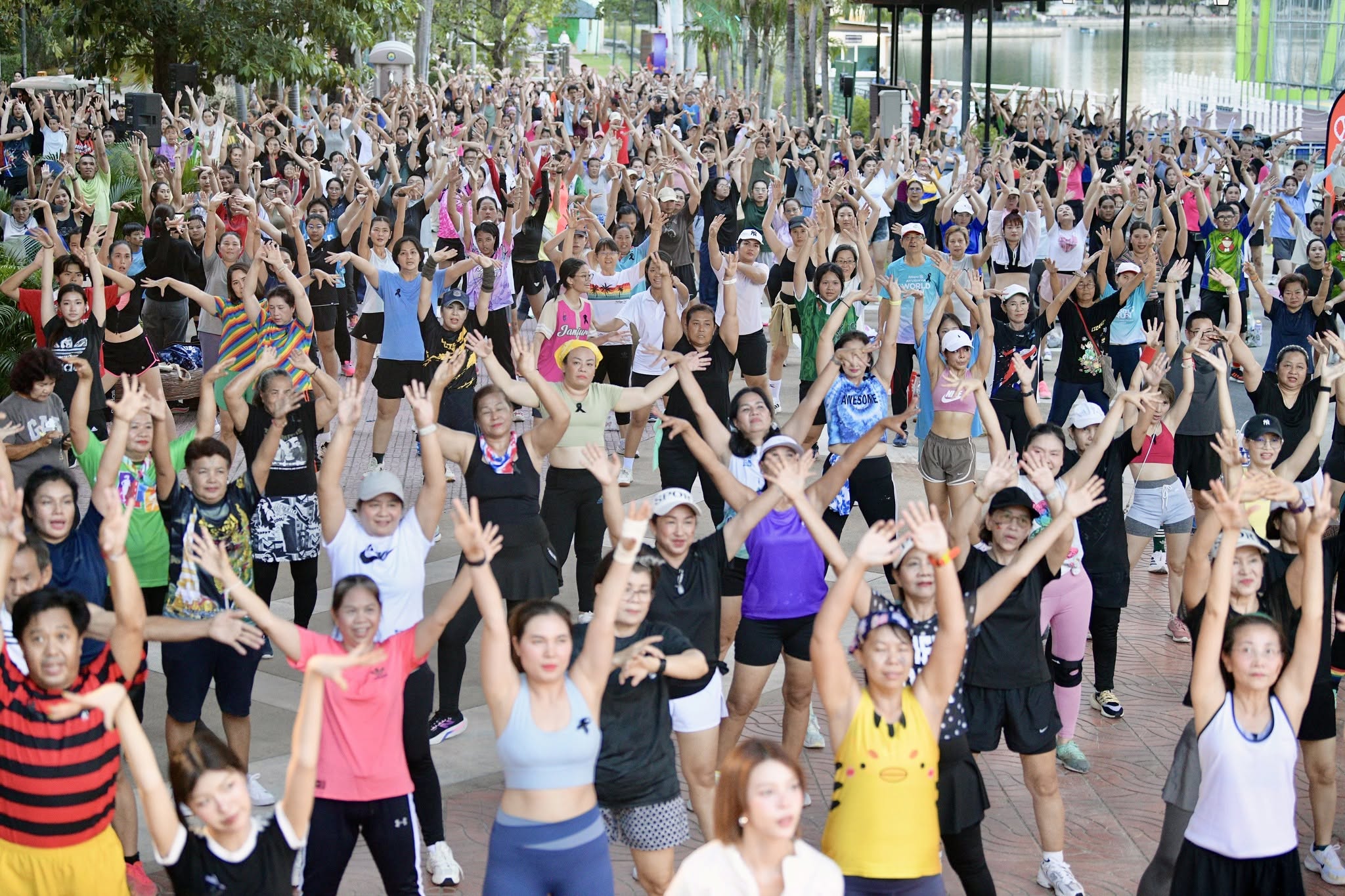 Zumba สวนสมเด็จครั้งที่ 5